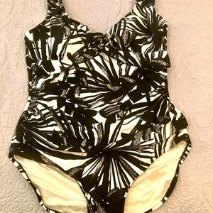 Rose Marie Reid Black and White Swimsuit